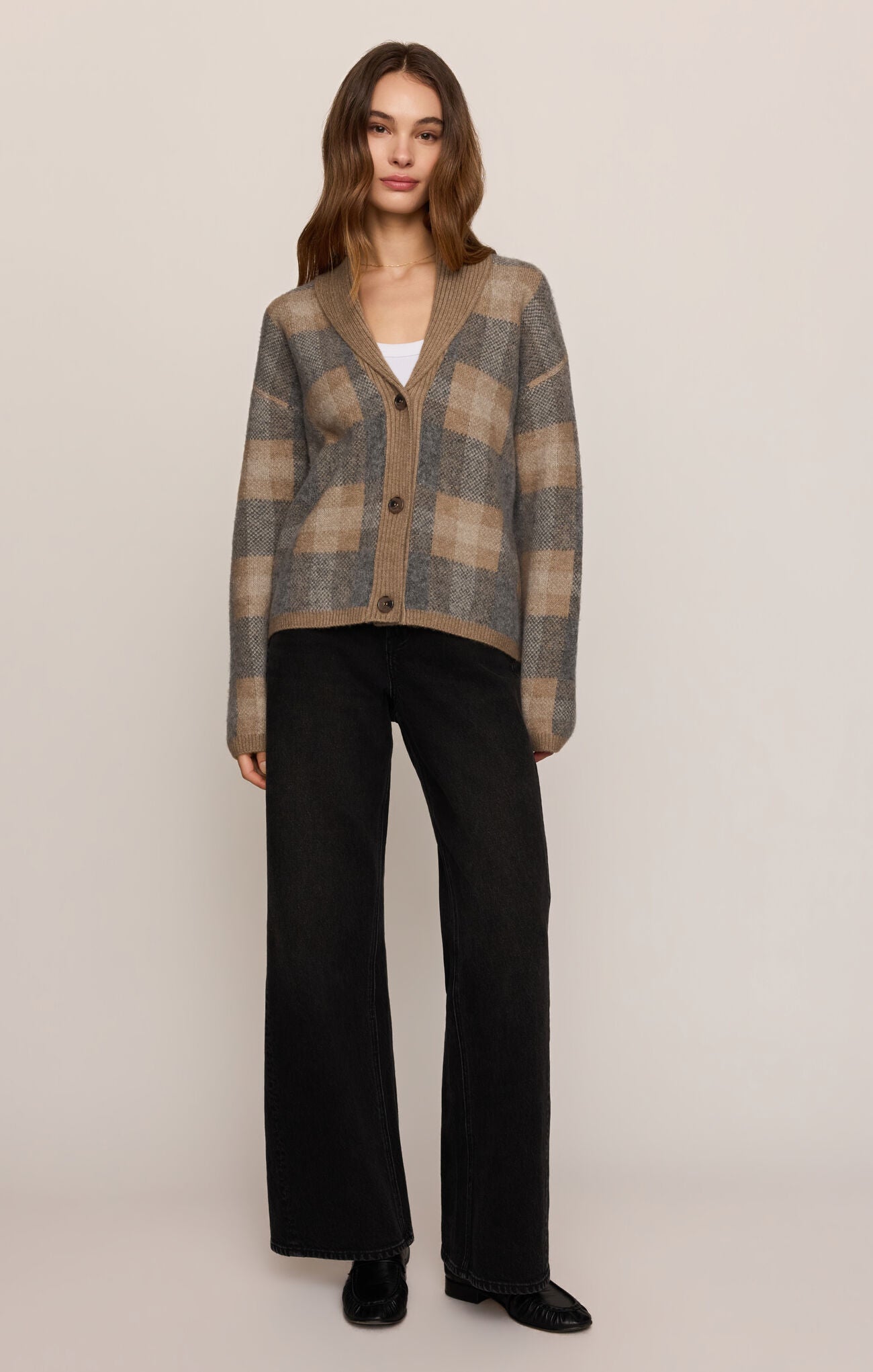 Z Supply Ludlow Cardigan in Classic Heather Grey