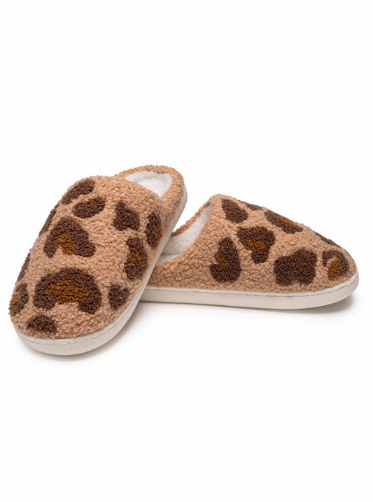 Living Royal Leopard Slippers