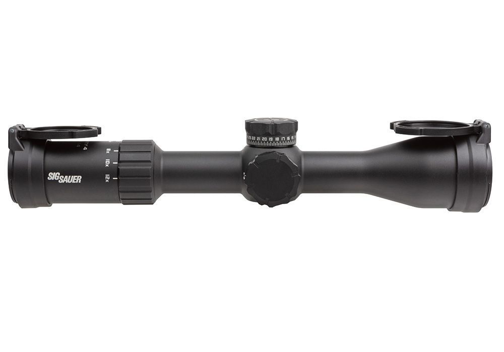 Sig Sauer Whiskey4 3-12X44MM Exposed Zero Stop, Non-Illuminated (SFP)