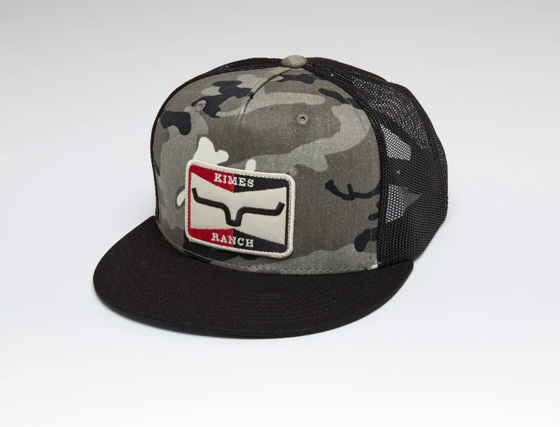 Kimes Ranch Sparky Trucker Hat in Camo