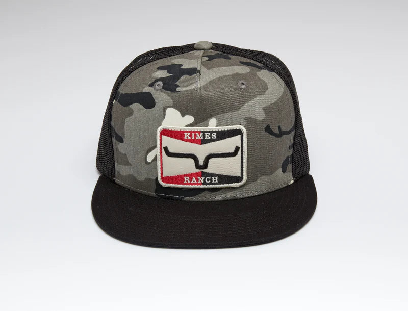 Kimes Ranch Sparky Trucker Hat in Camo