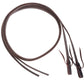 Martin Saddlery Split Reins 5/8-inch Thick Tied Ends with Double Stitched Light Latigo