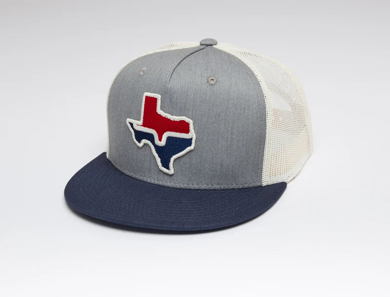 Kimes Ranch Texas Trucker Cap in Gray Heather