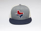 Kimes Ranch Texas Trucker Cap in Gray Heather