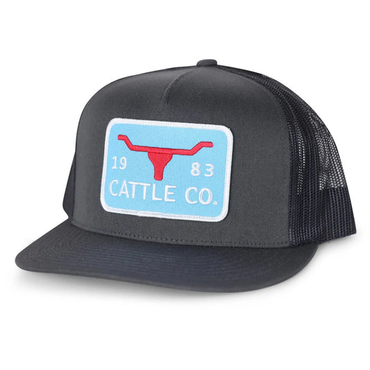Whiskey Bent Hat Co. The Chisholm Cap in Charcoal