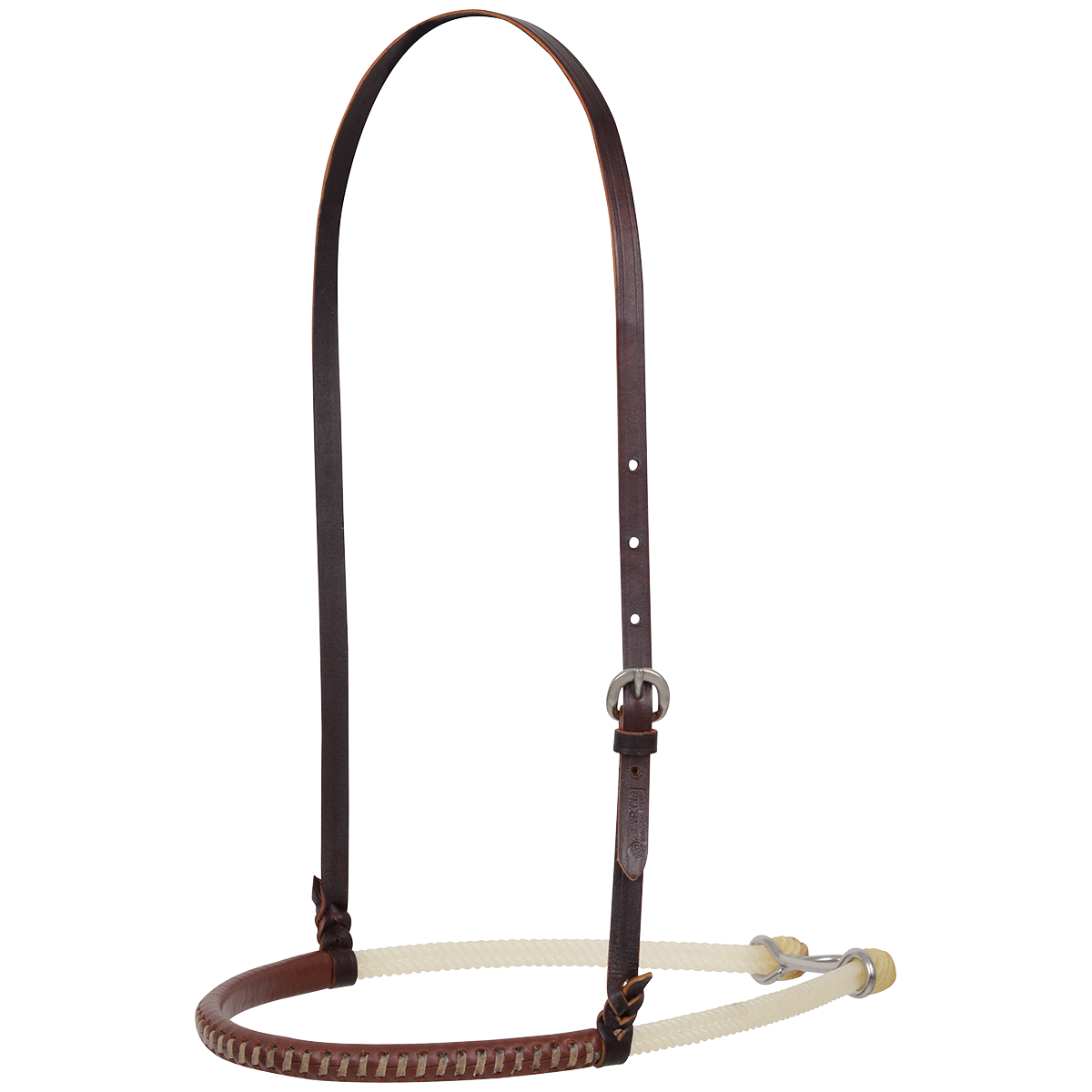 Martin Saddlery Double Rope Noseband with Rawhide Lace