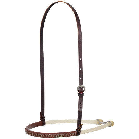 Martin Saddlery Double Rope Noseband with Rawhide Lace