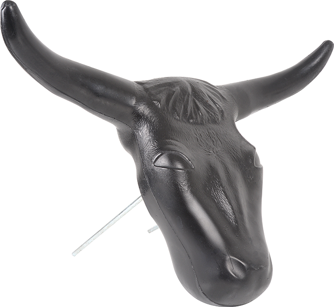 Classic Black Steer Head