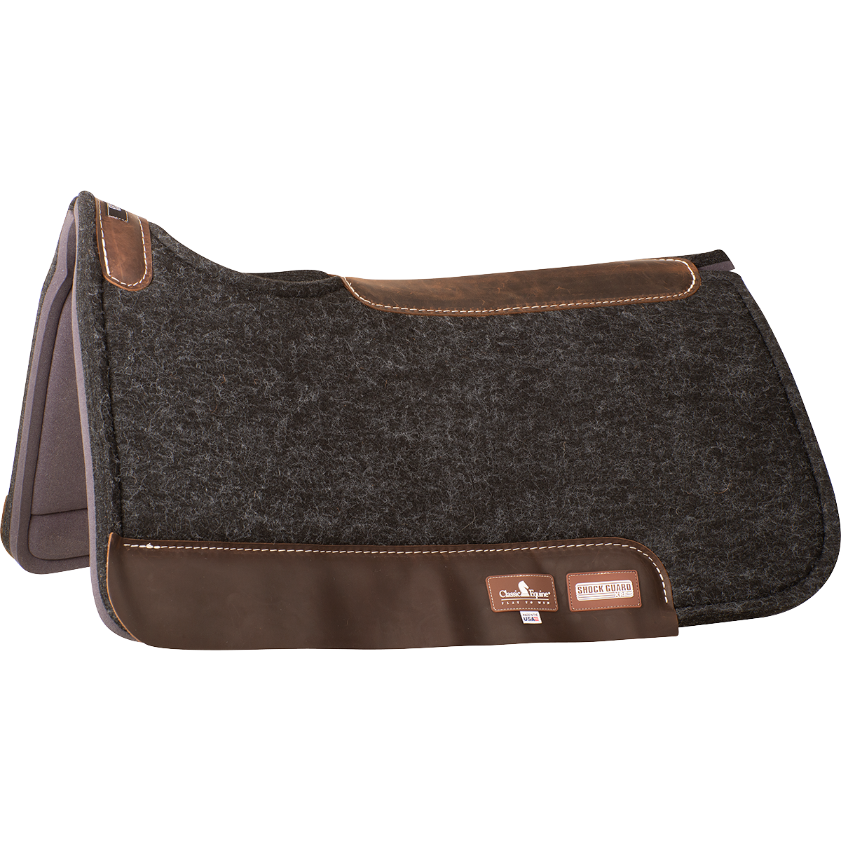 Classic Equine 1" Shock Guard Felt Saddle Pad