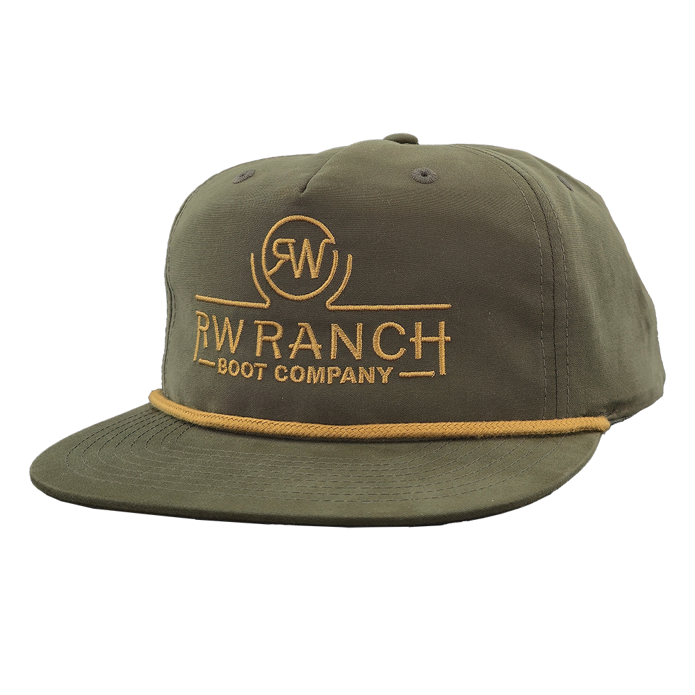 R. Watson Loden Cap with Gold Rope