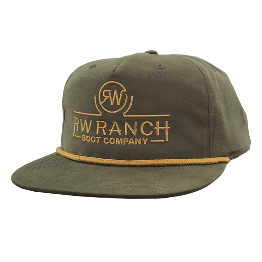 R. Watson Loden Cap with Gold Rope