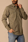 Kimes Ranch Blackout Dress Shirt in Army Green