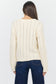 Dear John Dreya V-Neck Long Sleeve Sweater in Cream