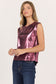 Dear John Charli Tank in Pink Sapphire