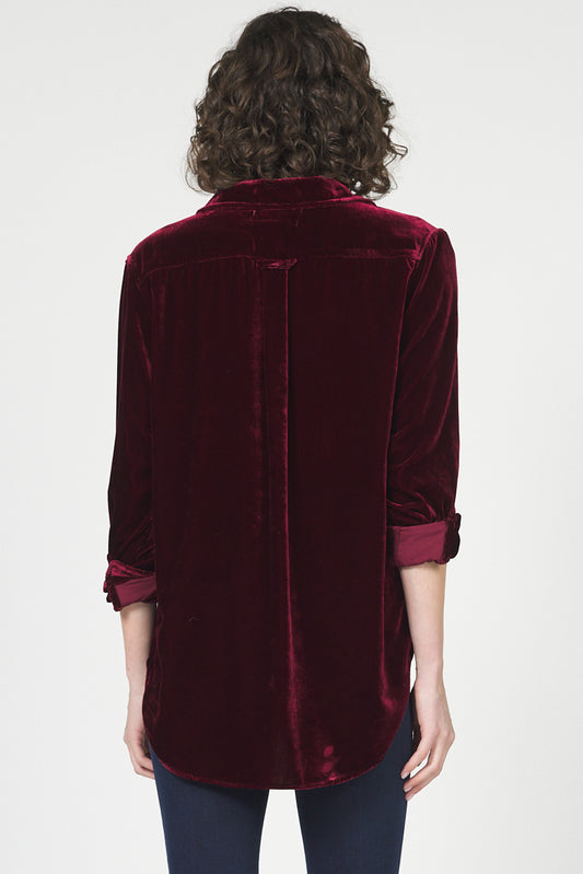 Dear John Galina Shirt in Beaujolais