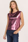 Dear John Charli Tank in Pink Sapphire