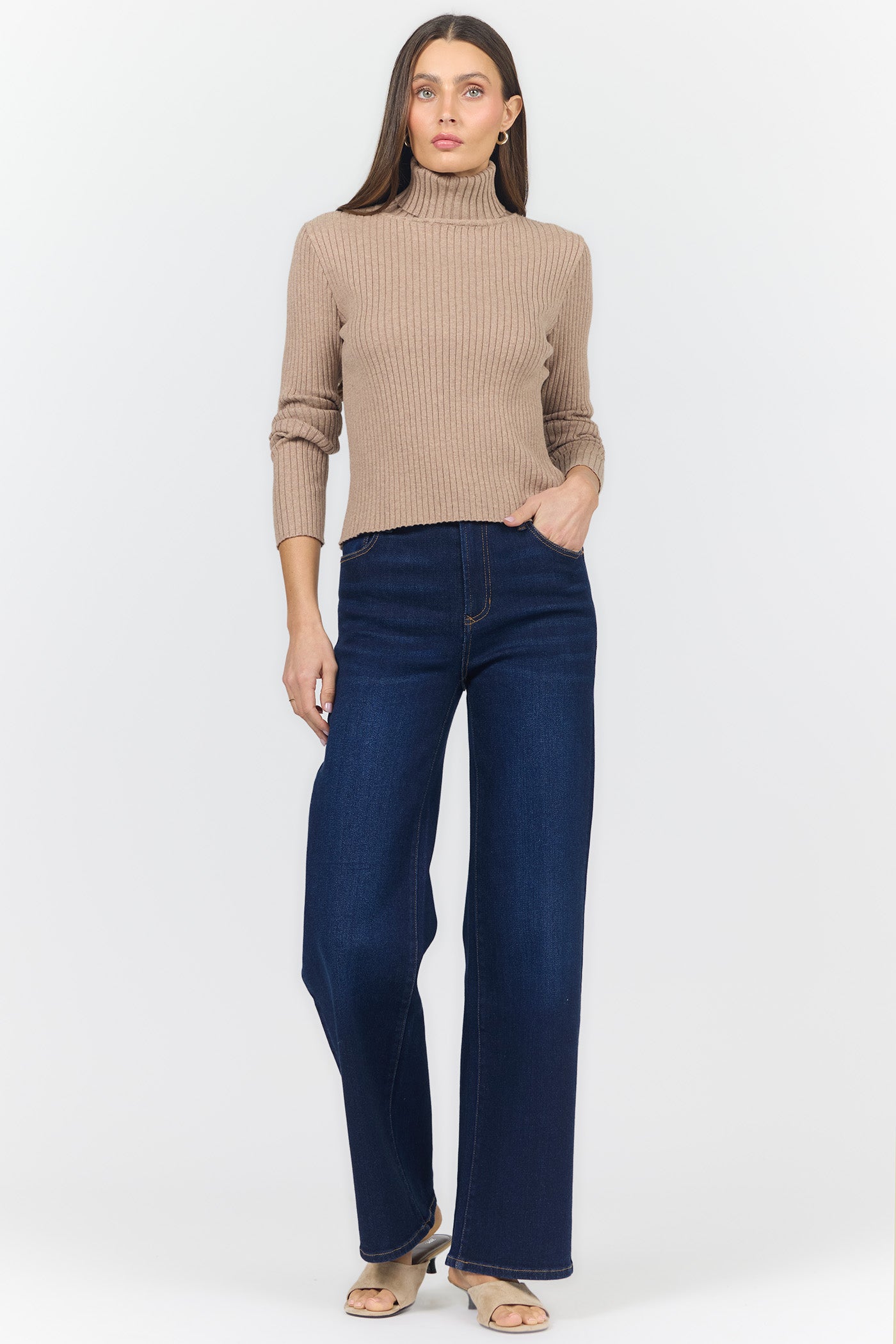 Dear John Arlen Long Sleeve Sweater in Bear Hug
