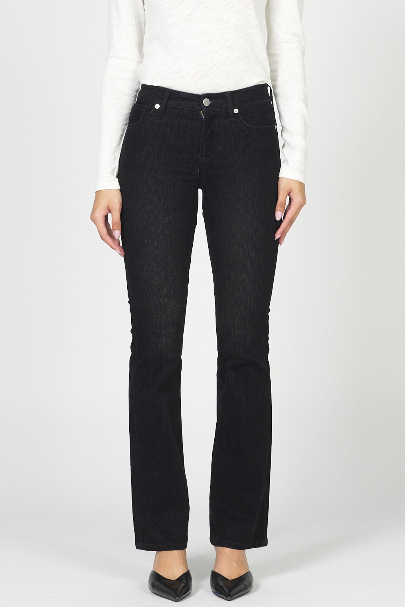Dear John Jaxtyn Bootcut Brushed Jean in Black