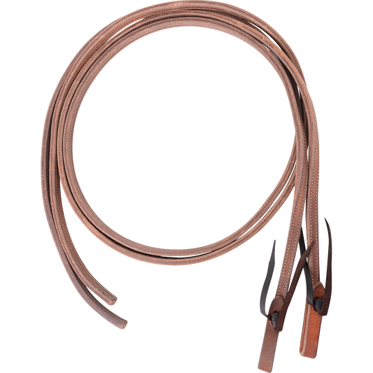 Martin Saddlery Split Reins 5/8-inch Thick Tied Ends with Double Stitched Light Harness