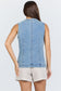 Dear John Kinsey Vest in Twilight Sky