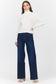 Dear John Arlen Long Sleeve Sweater in Off White