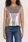 Dear John Charli Tank in Silver