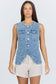 Dear John Kinsey Vest in Twilight Sky