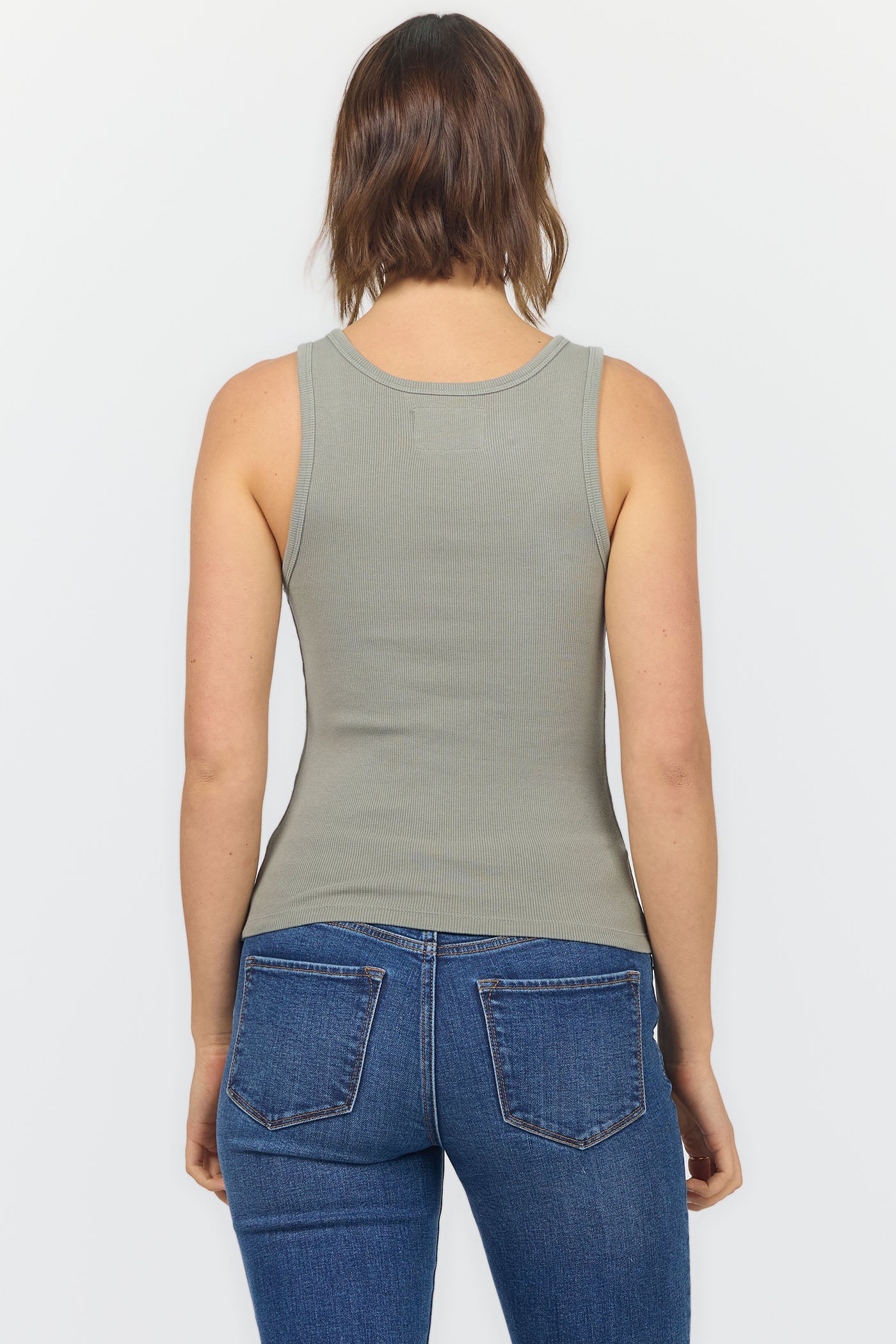 Dear John Louise Tank in Vetiver