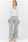 Dear John Micah Wide Leg Jean in Sea Glass Garden