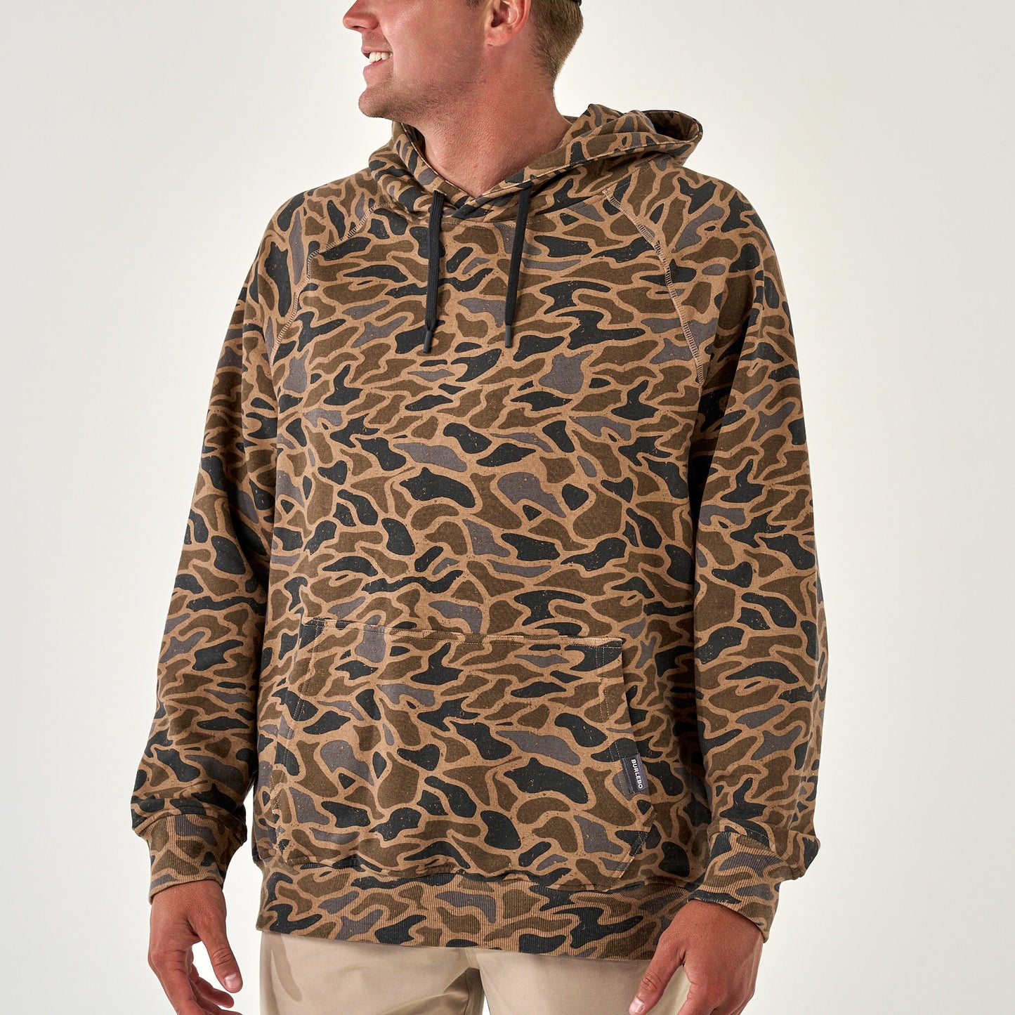 Burlebo Fleece Hoodie in Gauge Camo
