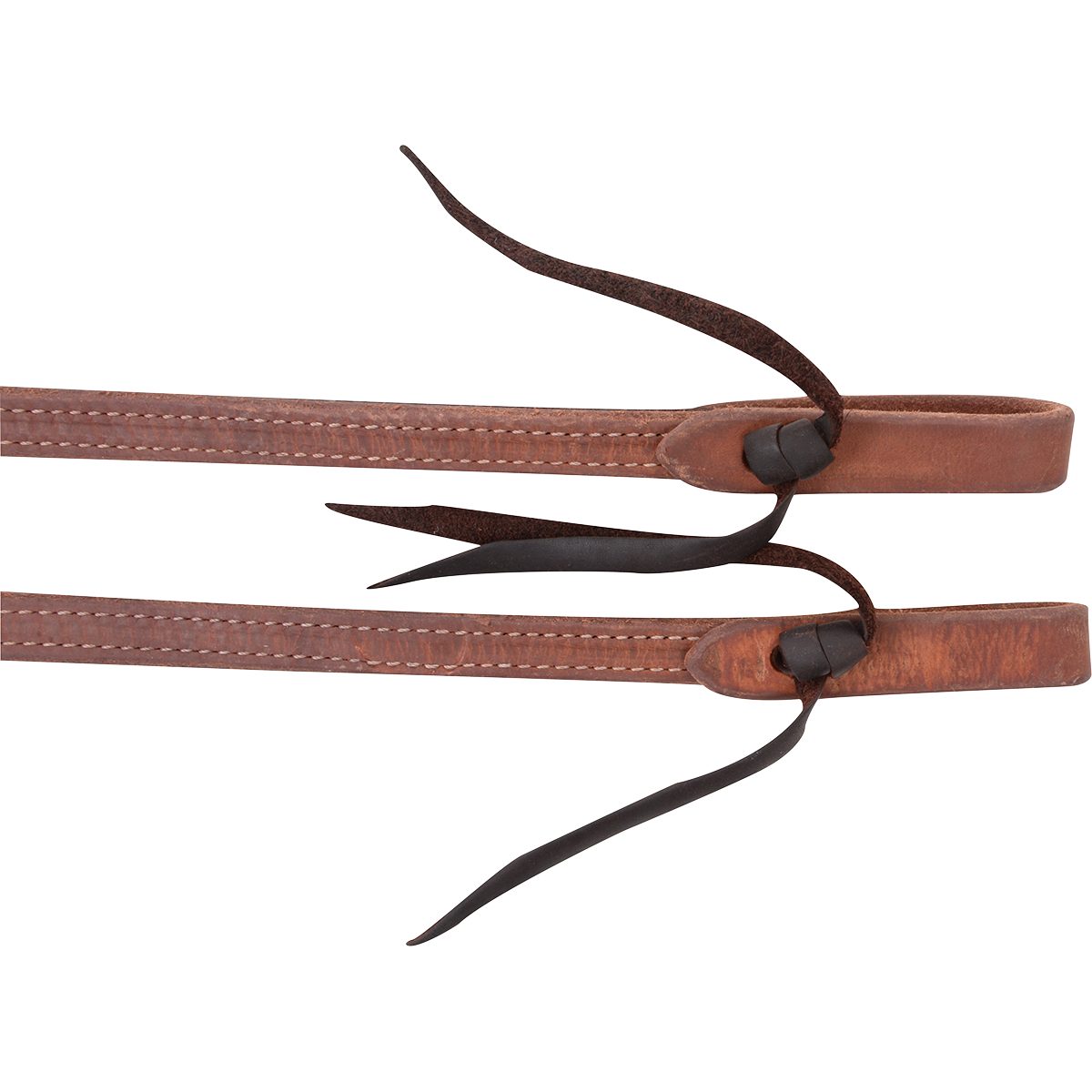 Martin Saddlery Split Reins 5/8-inch Thick Tied Ends with Double Stitched Light Harness