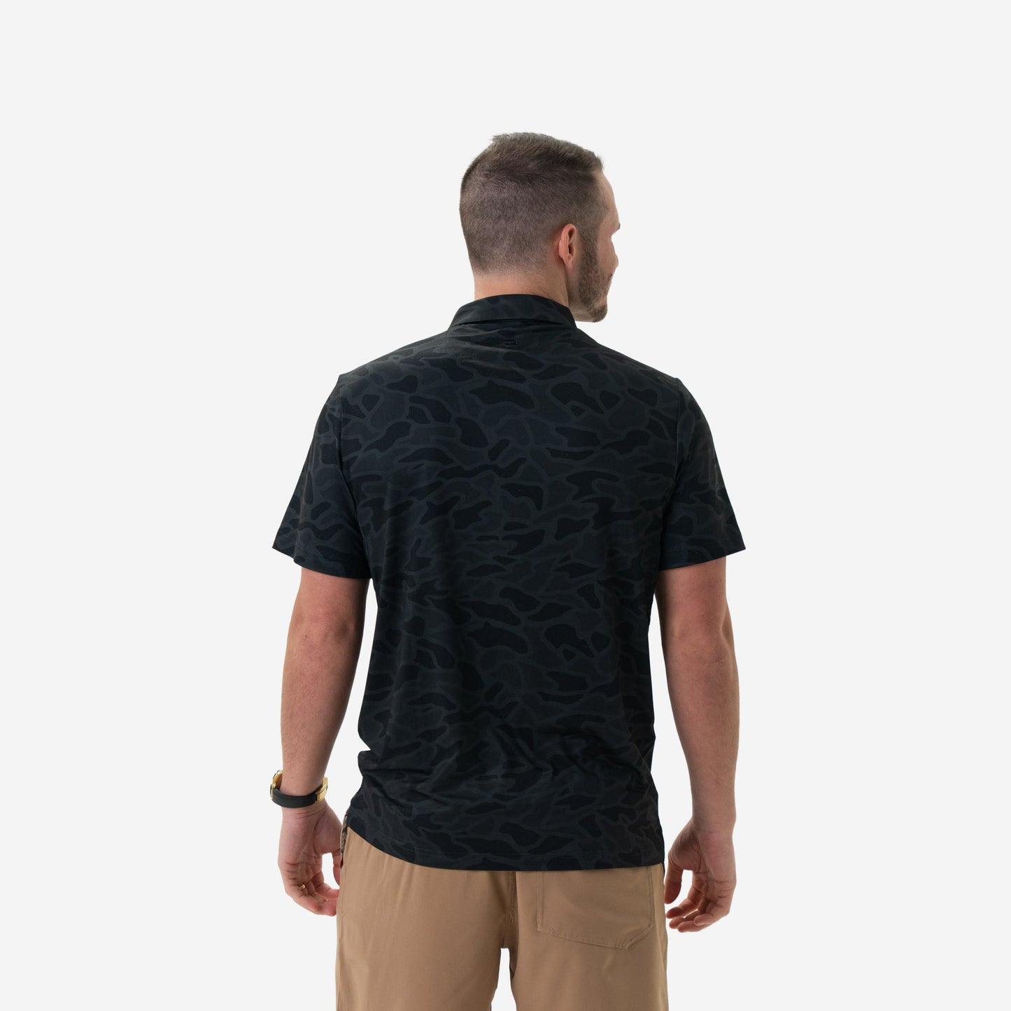 Burlebo Performance Polo in Black Camo