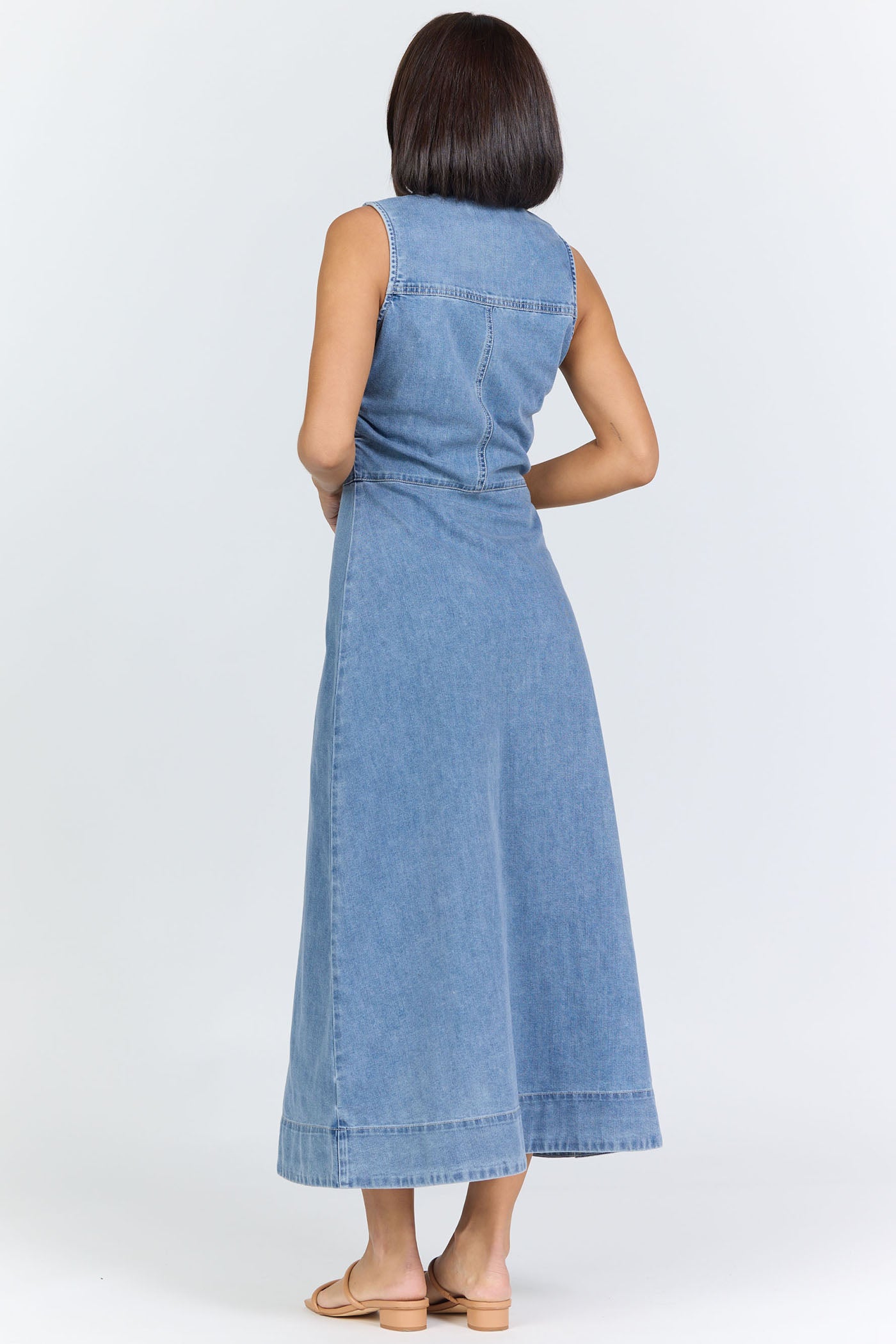 Dear John Luella Denim Dress in Lake Chelan