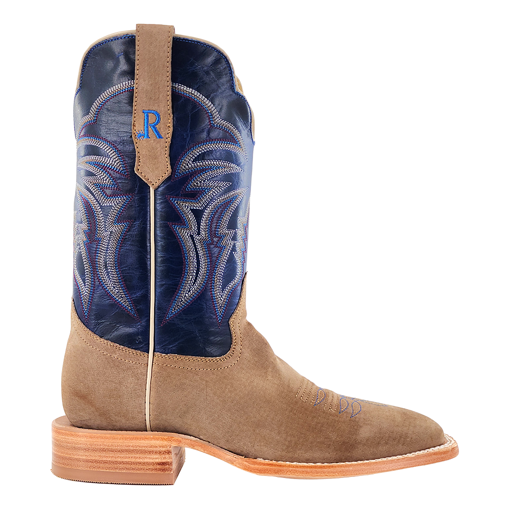 R. Watson Men’s Azul and Cafe Boar Wide Square 11″ Boot