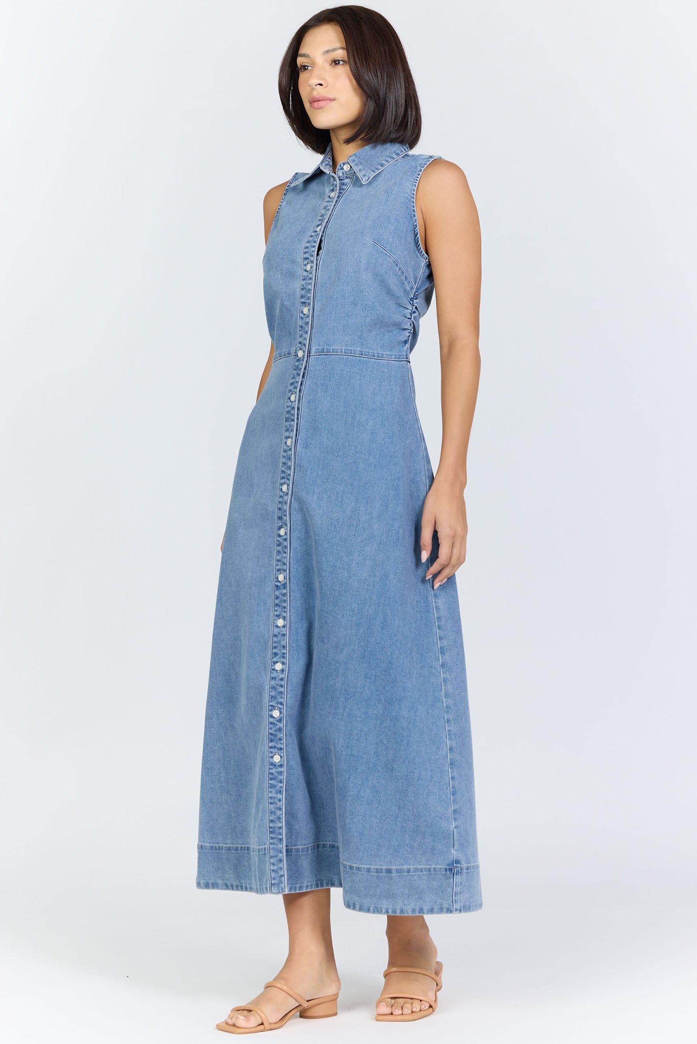 Dear John Luella Denim Dress in Lake Chelan
