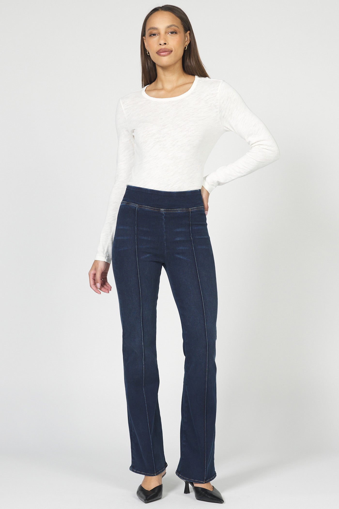 Dear John Mindy Bootcut Jean in Plush Blue