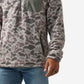 Burlebo The Micro Fleece Half Zip in Classic Deer Camo