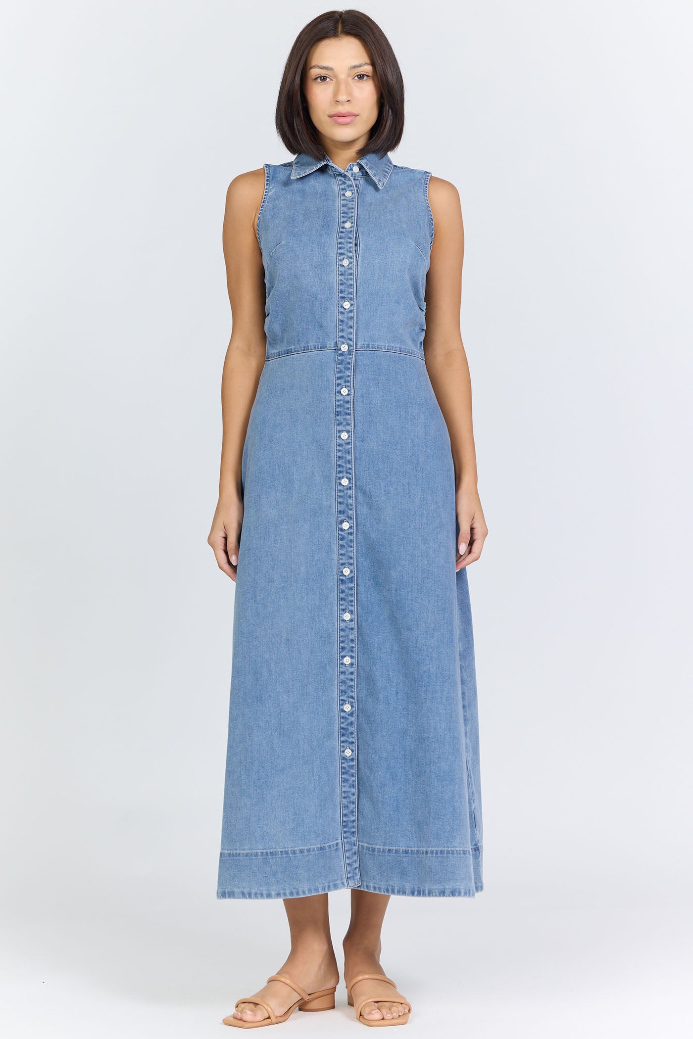 Dear John Luella Denim Dress in Lake Chelan