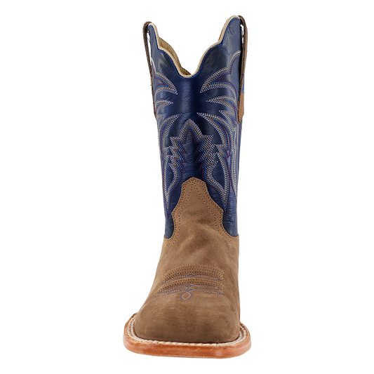 R. Watson Men’s Azul and Cafe Boar Wide Square 11″ Boot