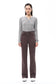 Bayeas Super High Rise Bootcut Pants in Chocolate