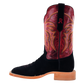 R. Watson Men’s Barn Red and Black Boar Wide Square 11″ Boot
