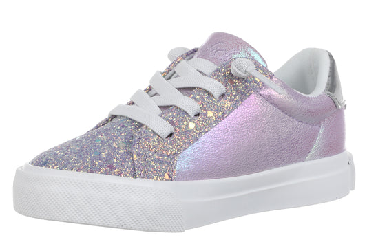 Blowfish Malibu Little Kids Perfect-T Sneaker in Purple Multiglitter
