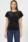 Dear John Vanessia Puff Sleeve Top in Black