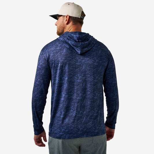 Burlebo Performance Hoodie in Marsh Camo