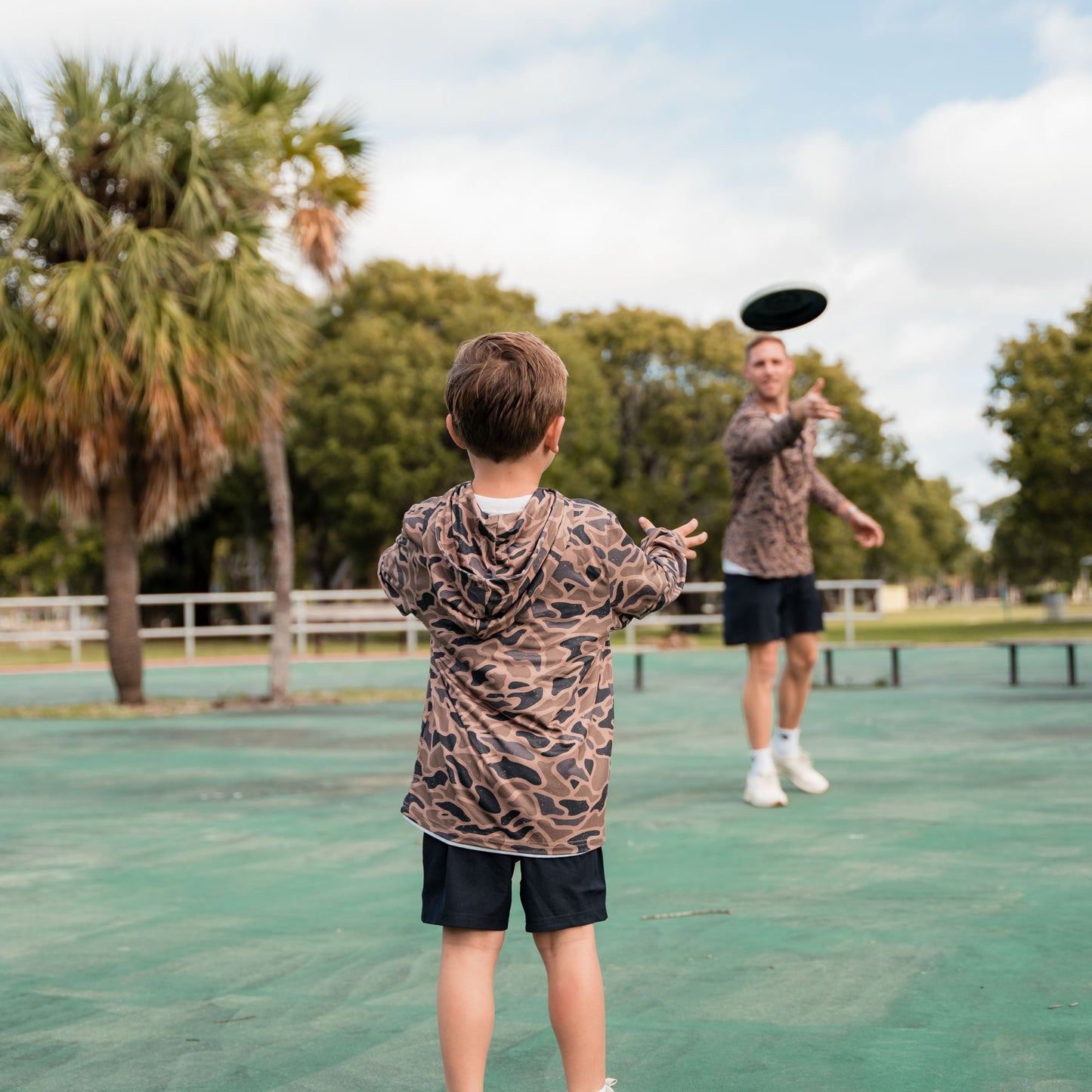 Burlebo Youth Performance Hoodie in Gauge Camo
