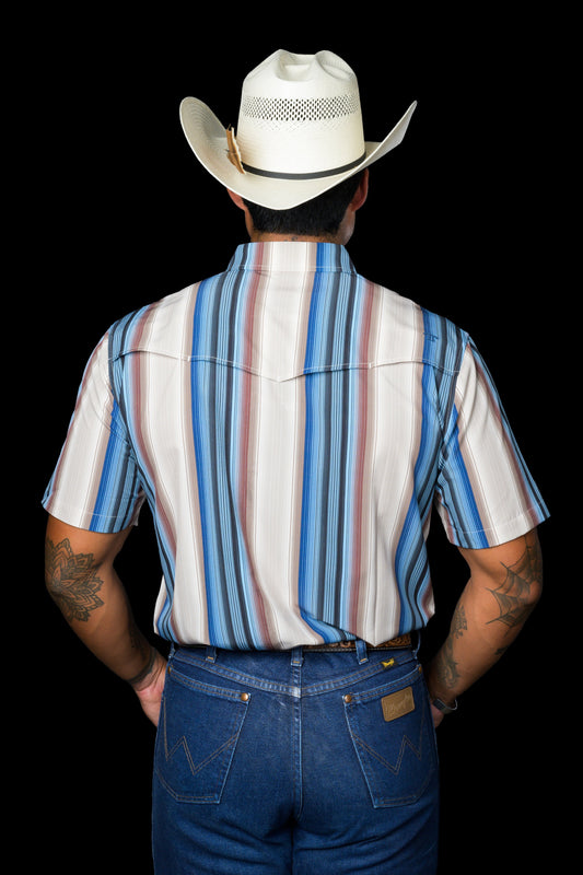 Ferrell The Harrison Short Sleeve Snap in Cream