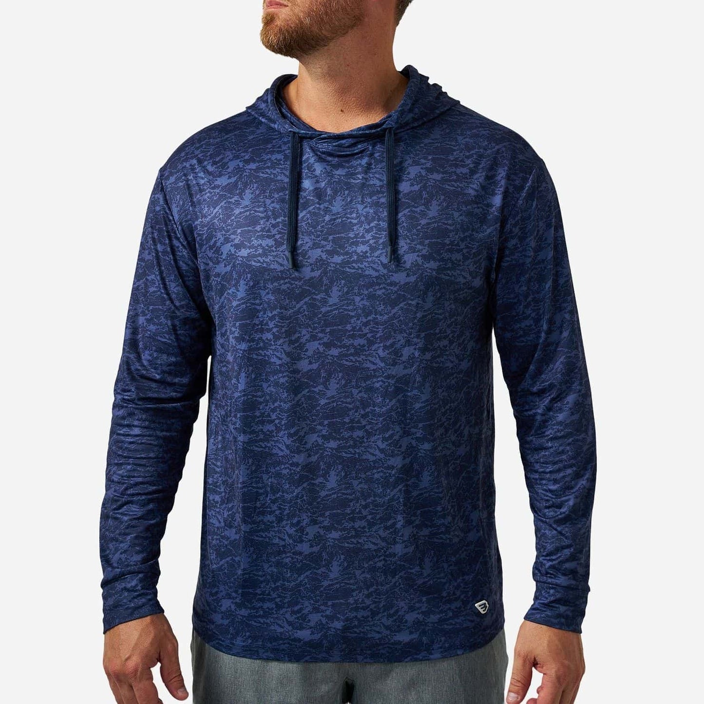 Burlebo Performance Hoodie in Marsh Camo