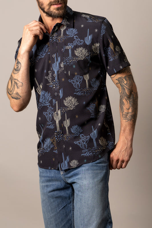 Kimes Ranch Dunn Shirt in Black