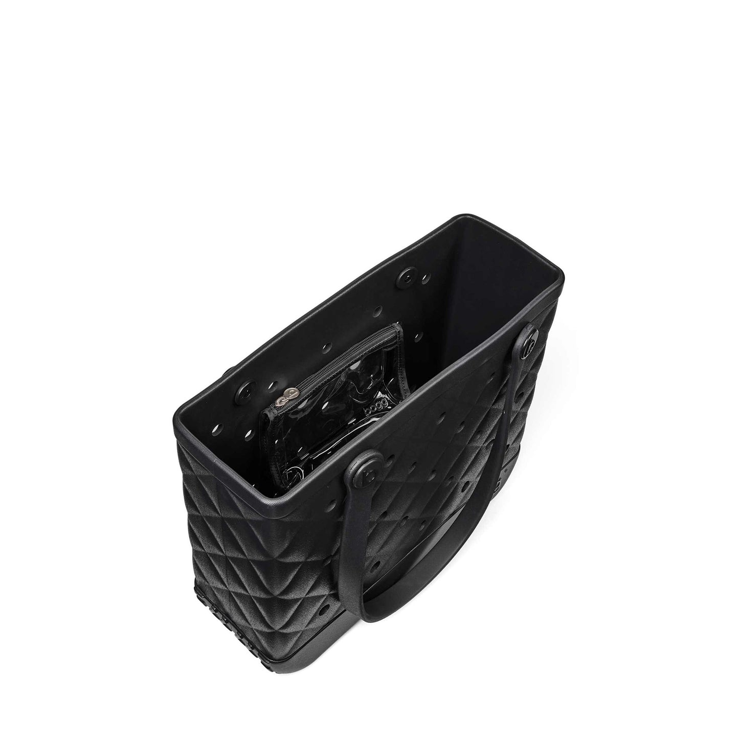 Quilted L.B.D. Black Baby Bogg Bag