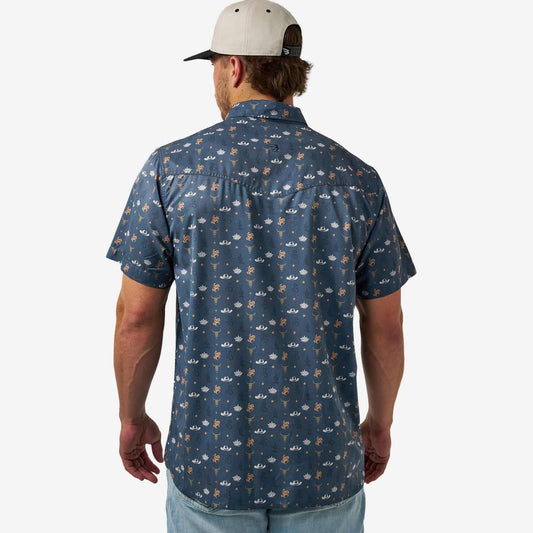 Burlebo Performance Western Shirt in Desert Night
